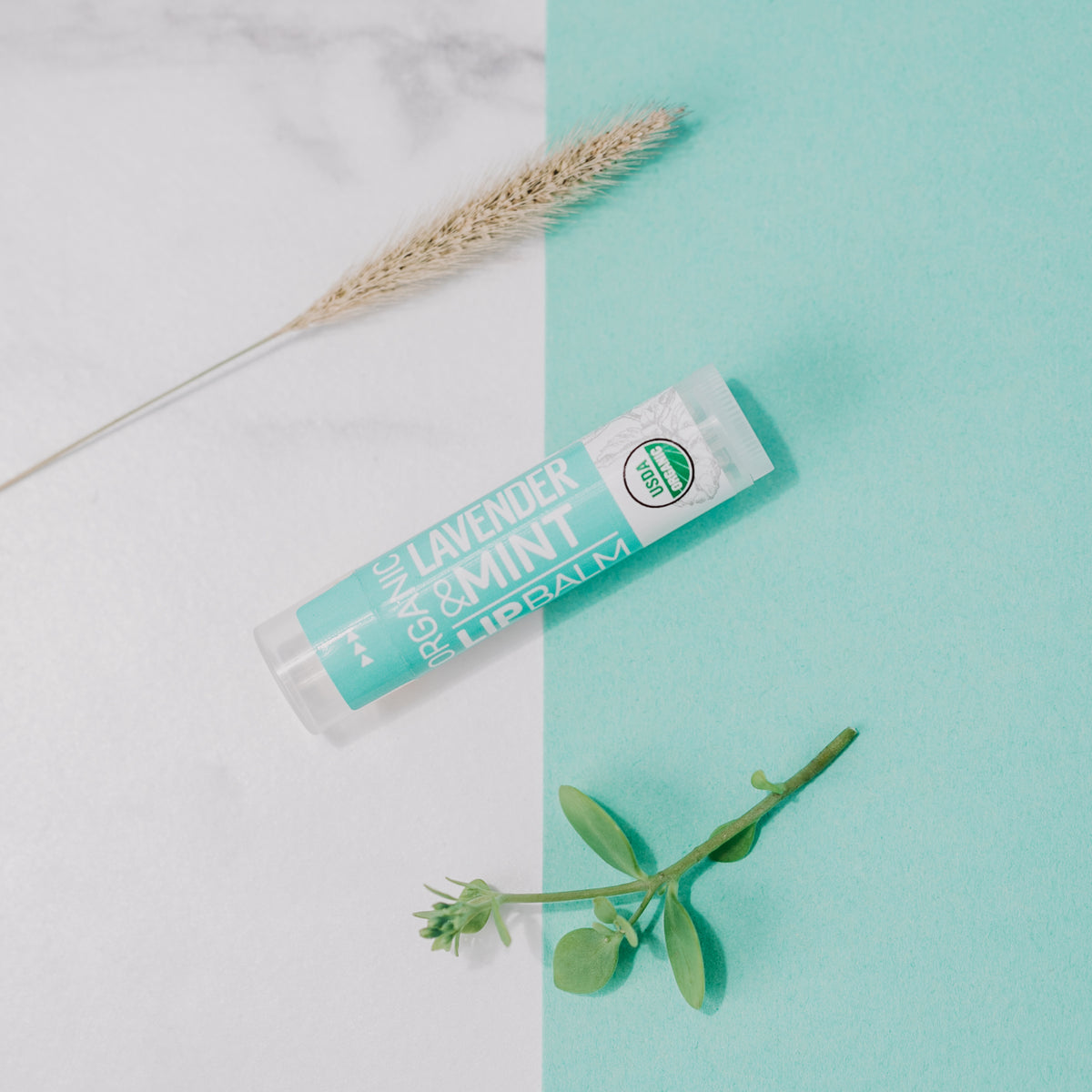 organic lavender mint lip balm