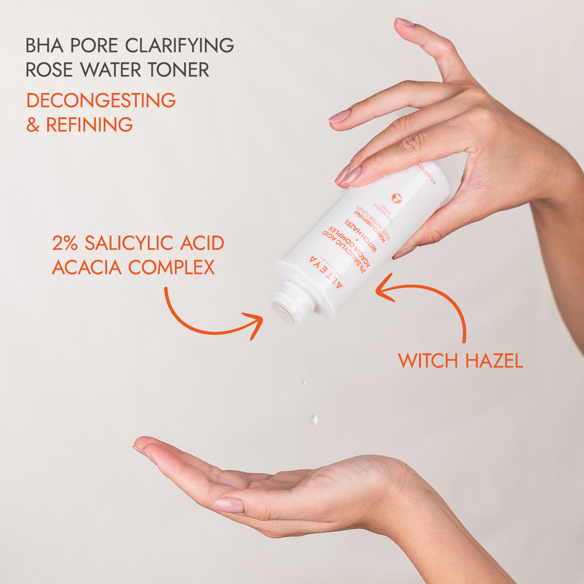 alteya organics pore clarifyung rose water bha face toner