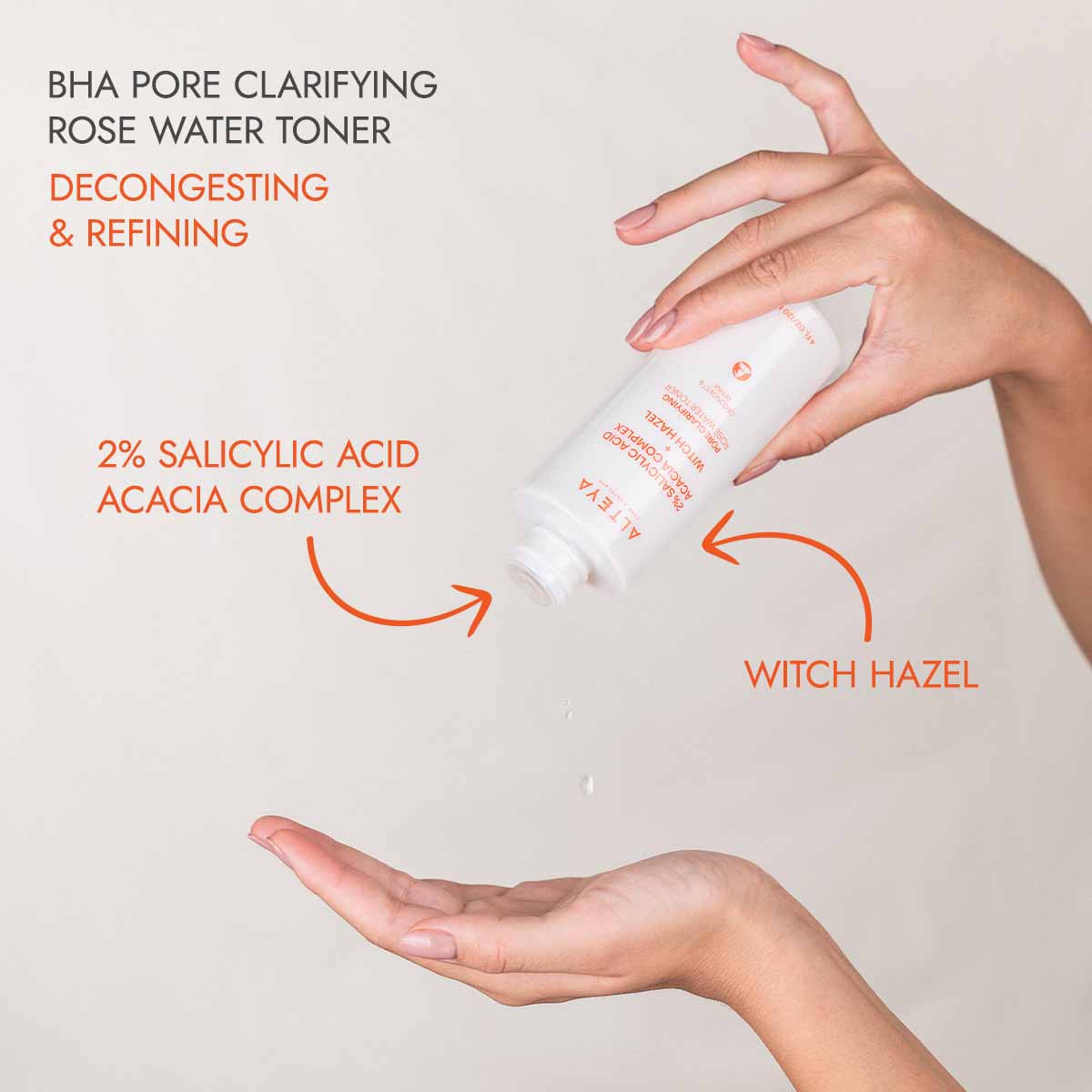 alteya organics pore clarifyung rose water bha face toner
