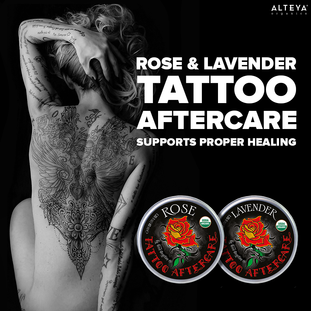 Alteya tattoo aftercare products