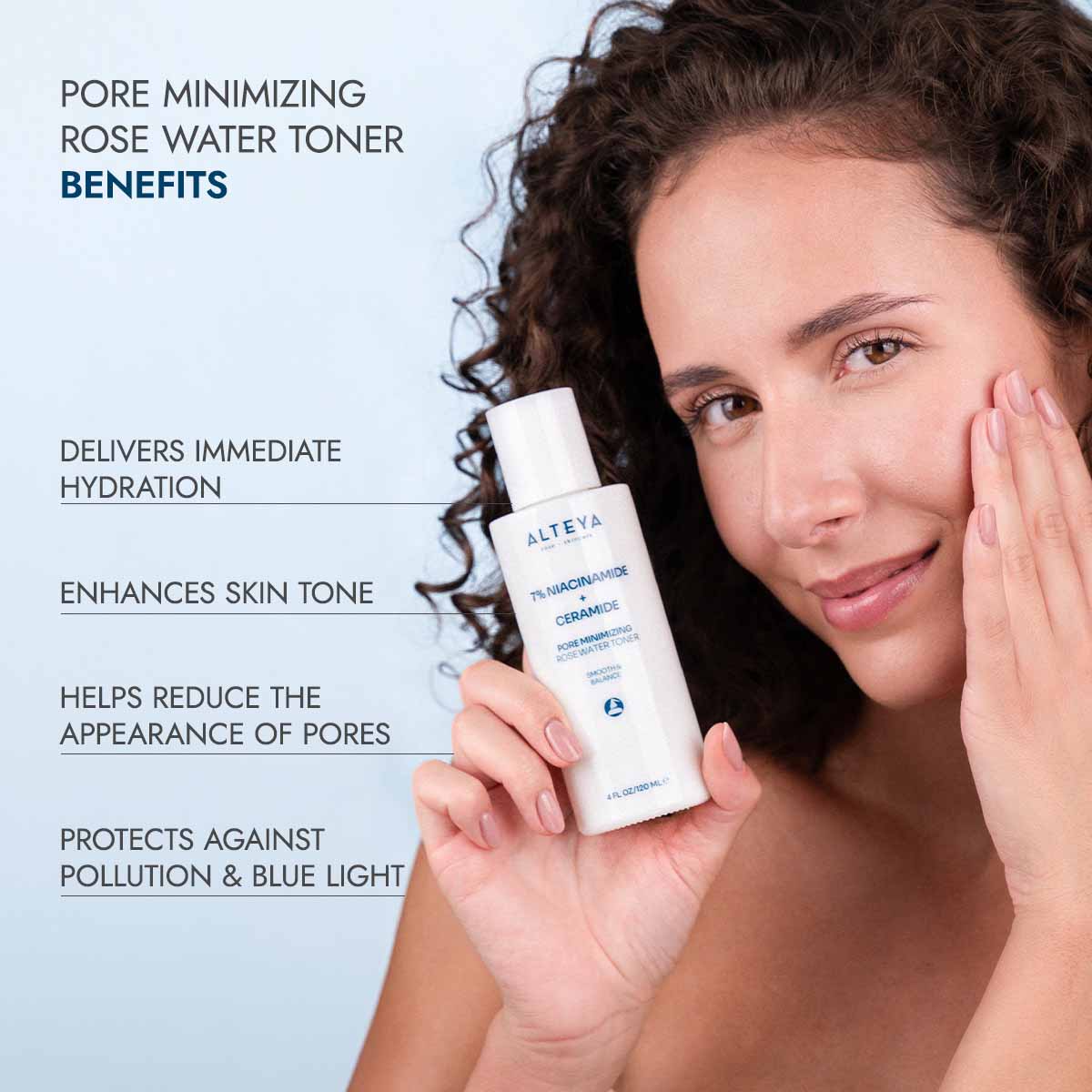 alteya pore minimizing rose water toner