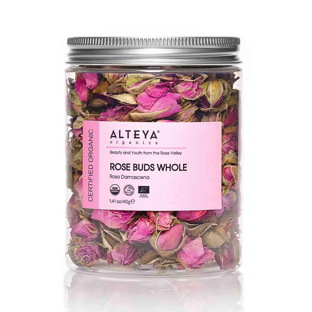 organic rose buds tea