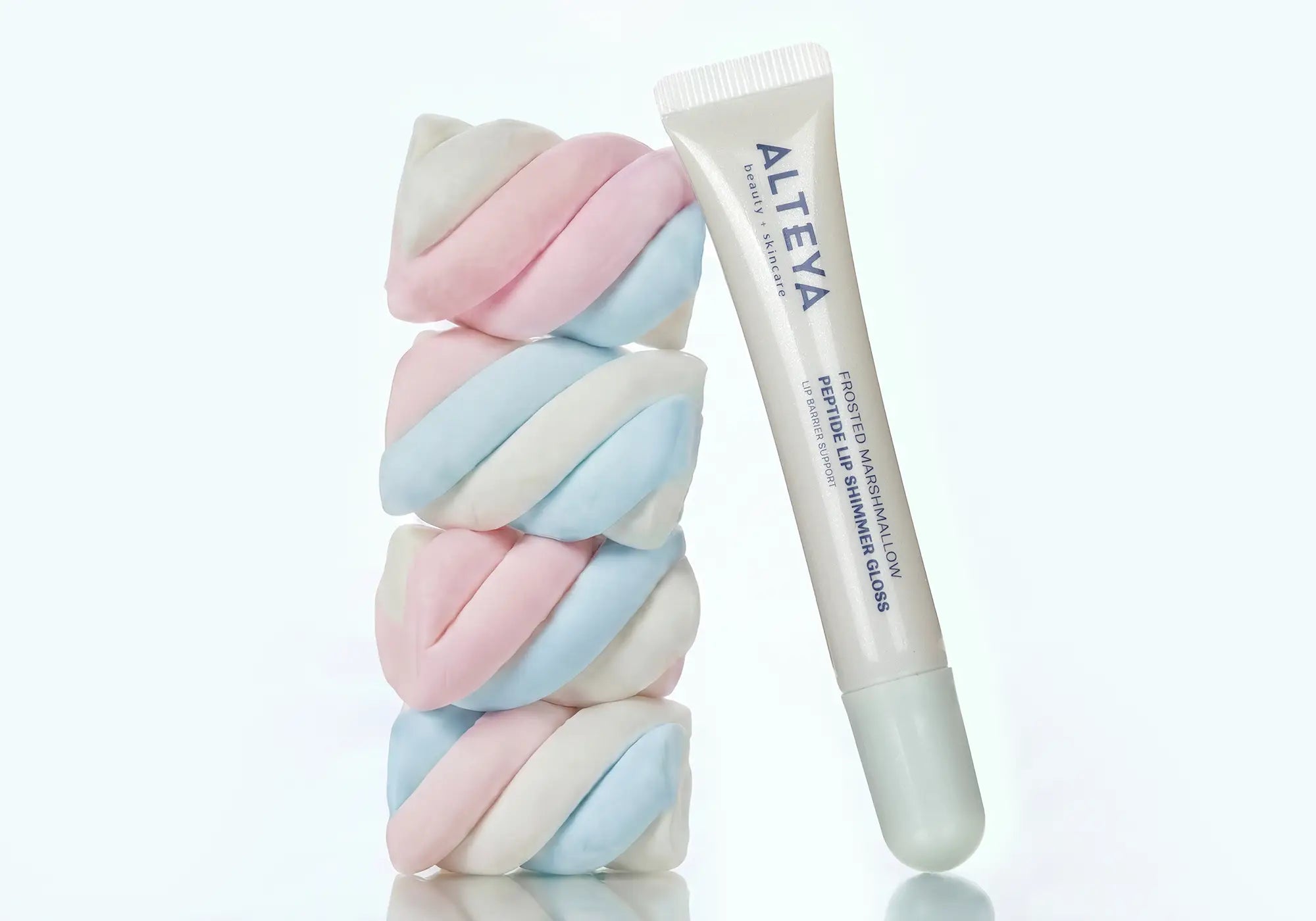 Dessert and frosted marshmallow lip gloss