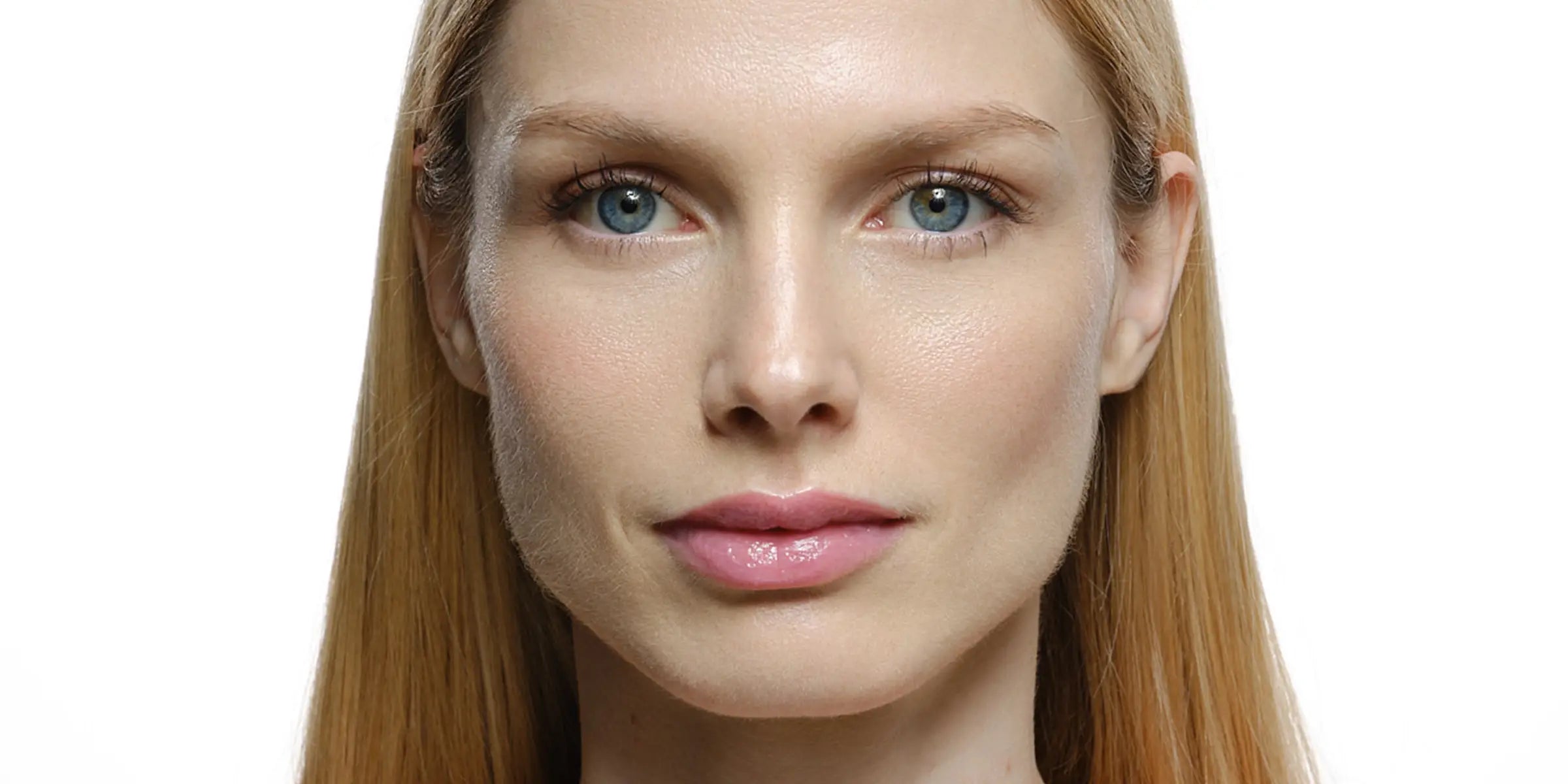 Rose sugar jelly lip gloss and model