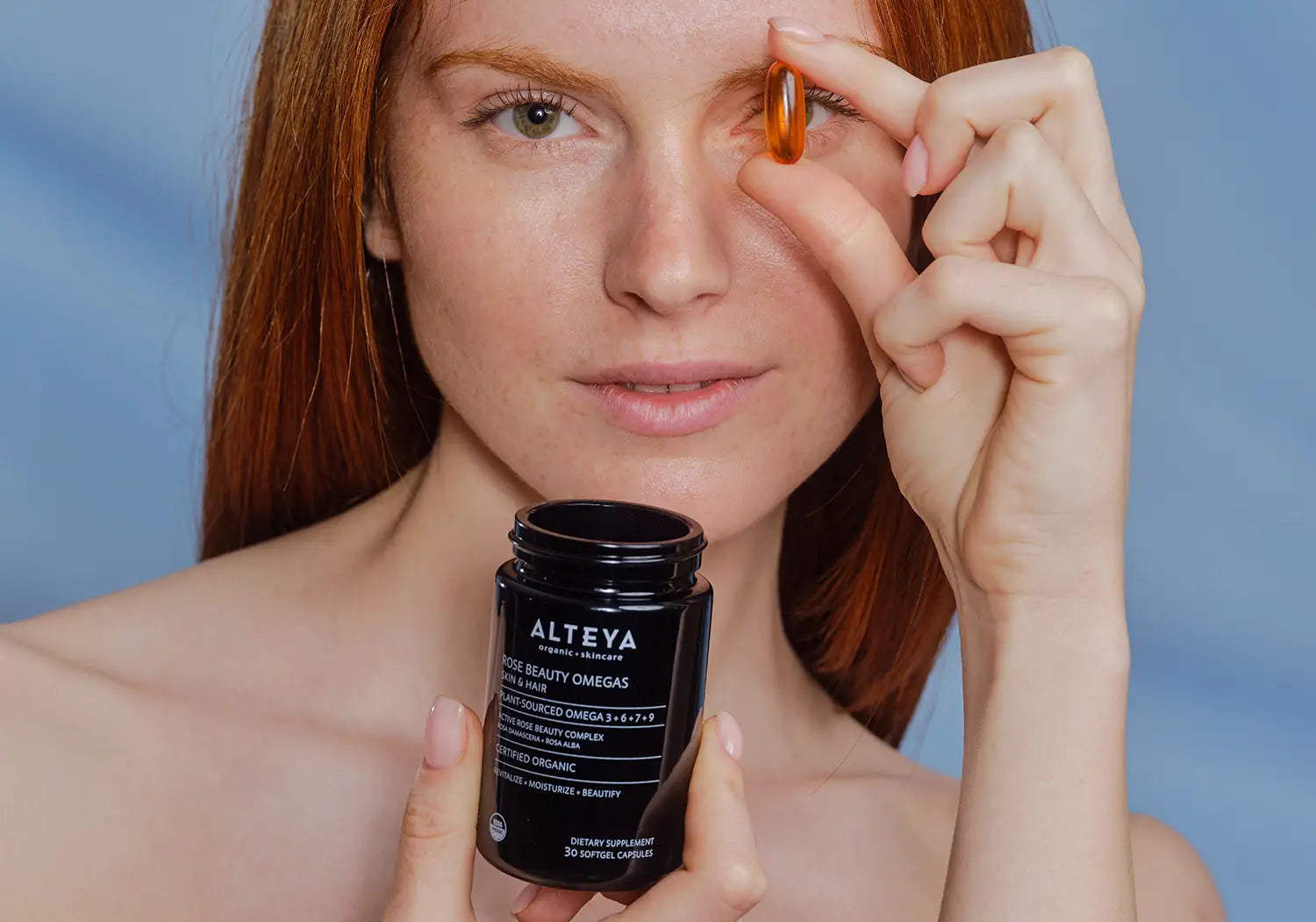 Rose beauty omega capsules