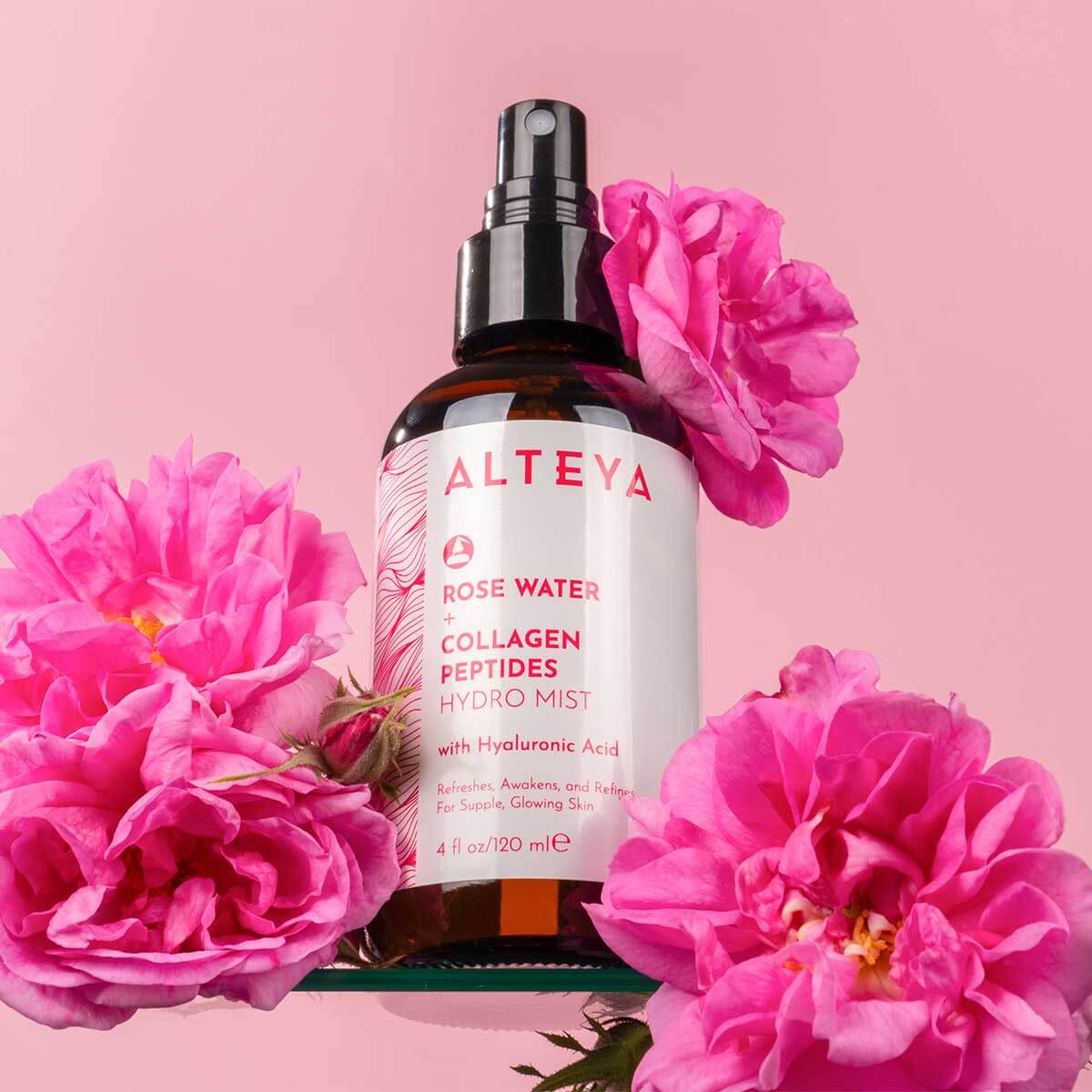 Rose Water Collagen Peptides Hydro Mist