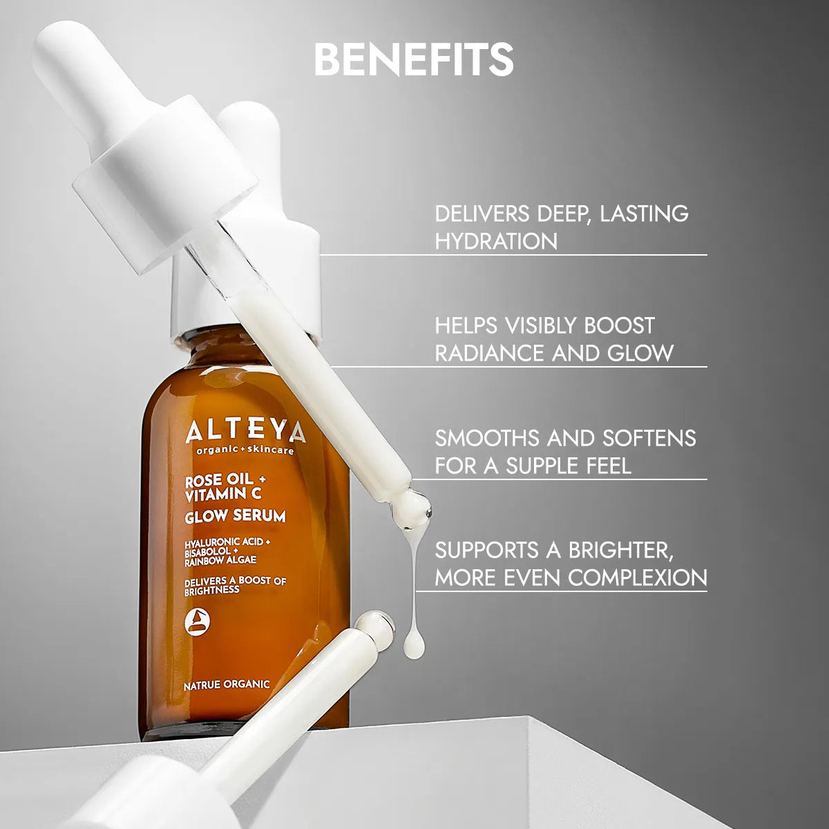 serum benefits luminous rose