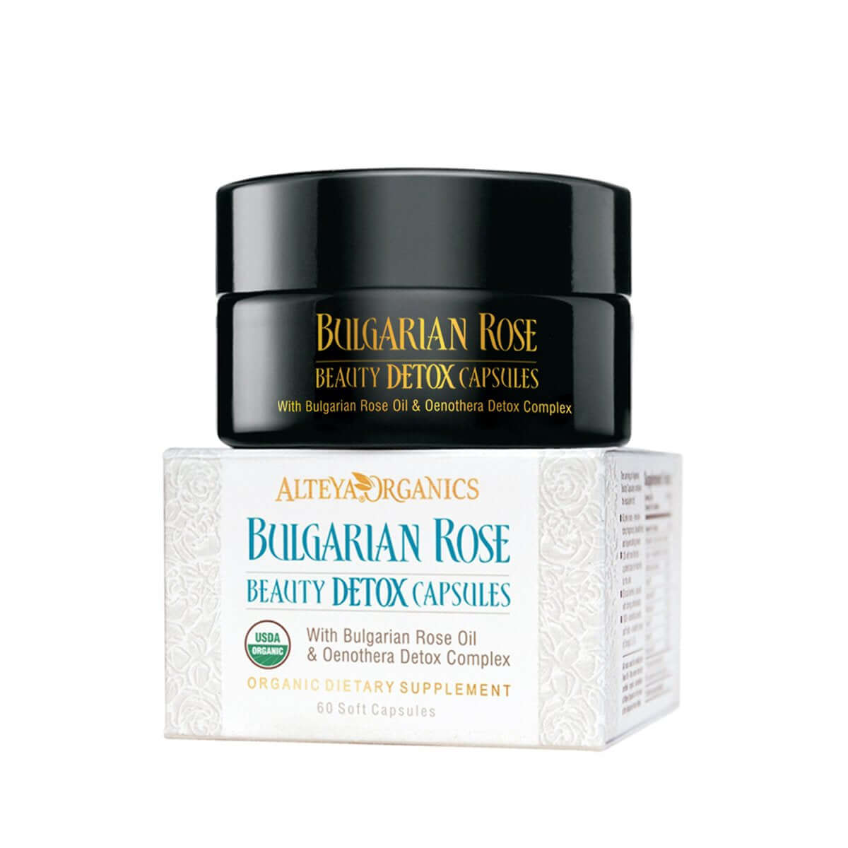 Alteya Organics Bulgarian Rose Beauty Detox Capsules.
