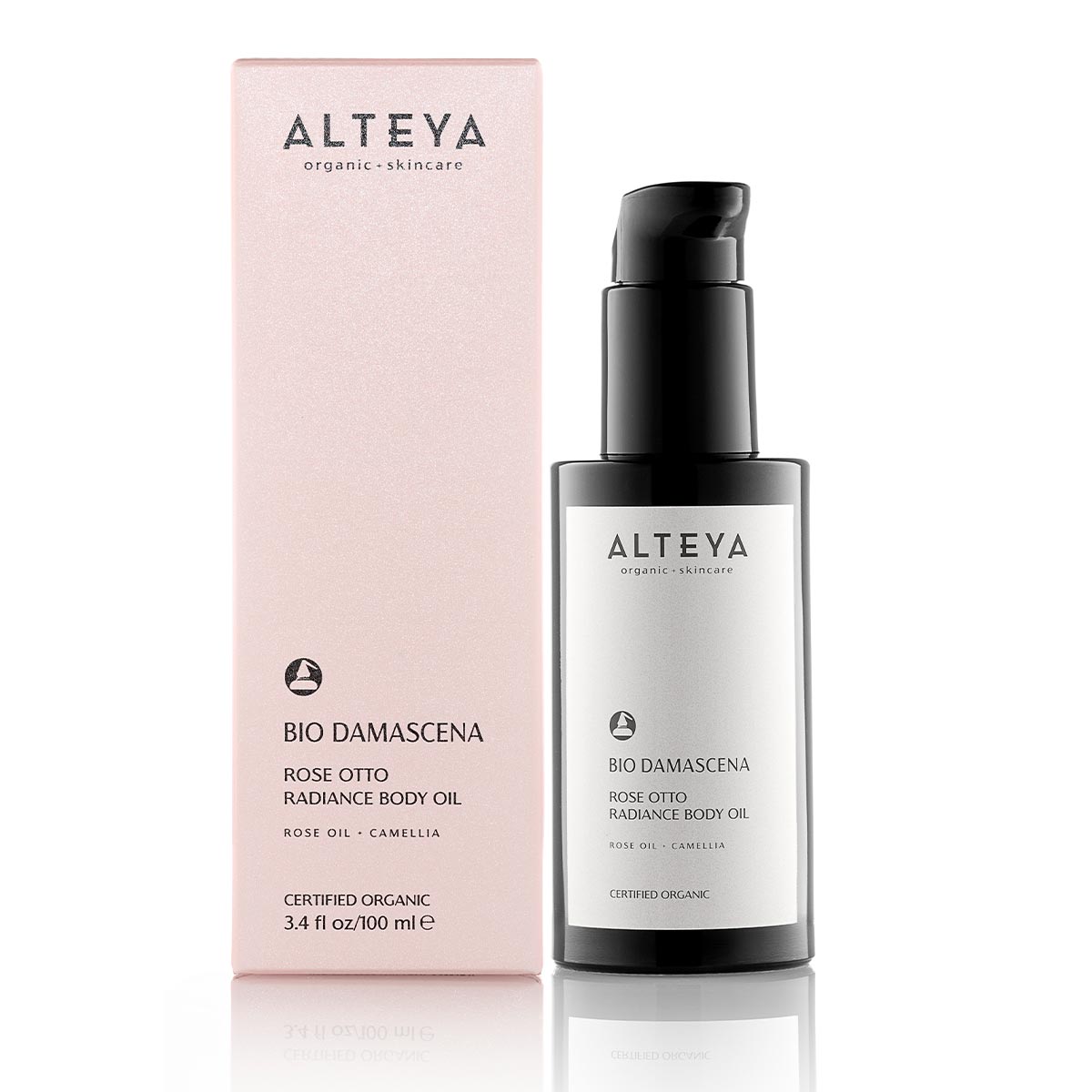 Alteya Organics offers the Bio Damascena Rose Otto Radiance Body Oil, a rejuvenating product enriched with essential nutrients for healthy skin. This 50ml oil is packed with antioxidants that combat free radicals.