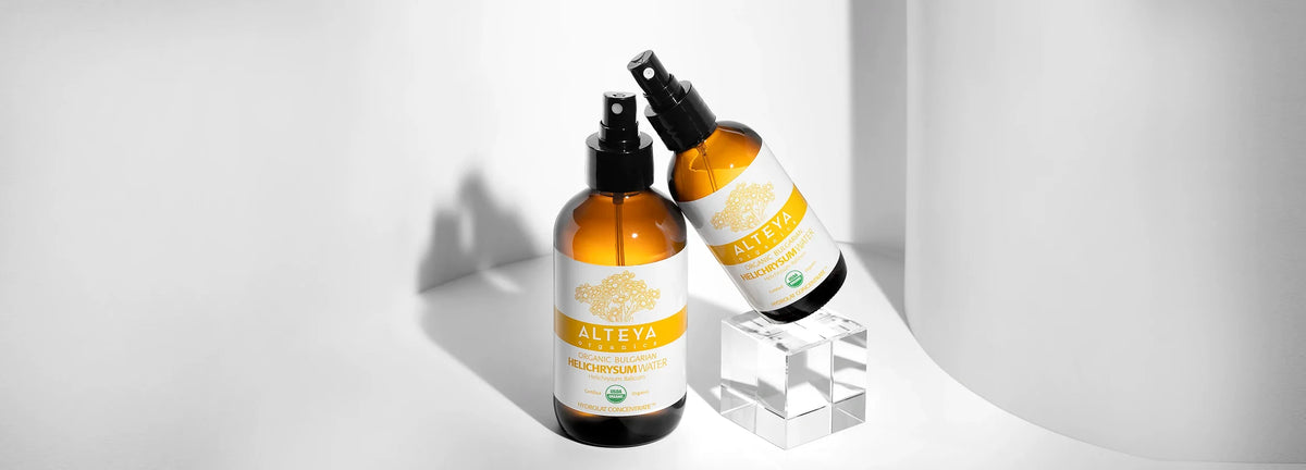 Helichrysum Essential Oil and Helichrysum Water