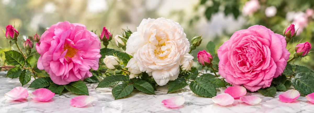 Rosa Damascena vs Rosa Alba vs Rosa Centifolia