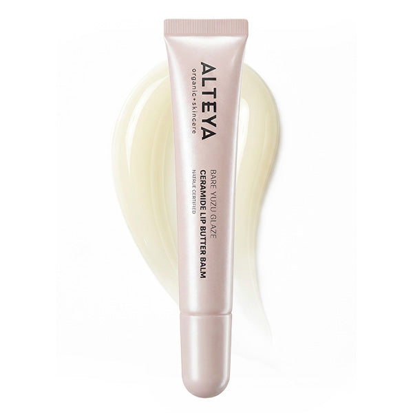 ceramide lip butter balm bare yuzu glaze with swatch