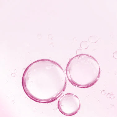 Pink bubbles on a pink background.