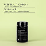 Rose Beauty Omegas  Skin & Hair Organic Supplement