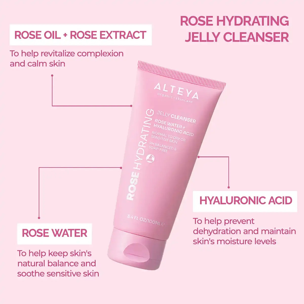 jelly cleanser rose key ingredients