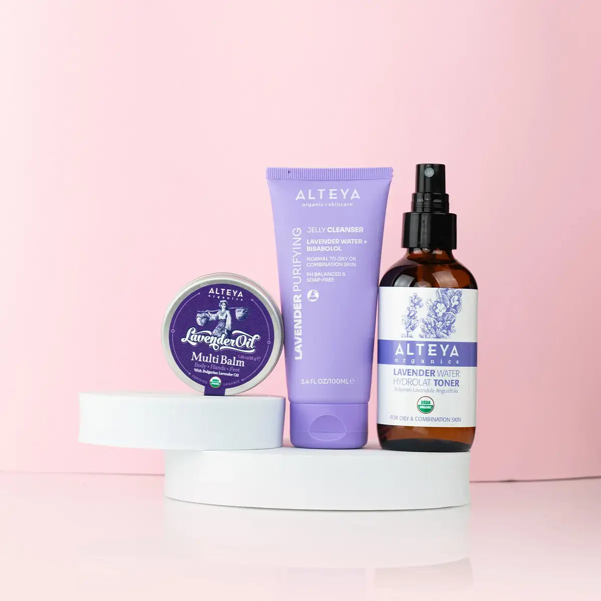 lavender water jelly cleanser multi balm