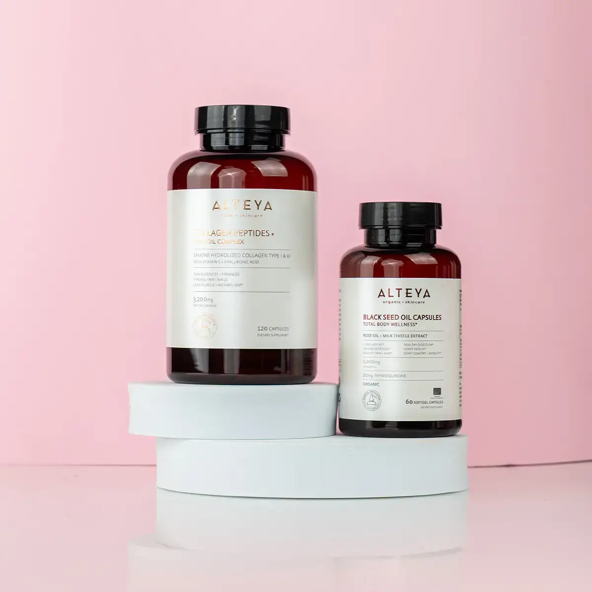 collagen rose oil black seed oil