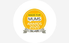 Made for mums awards 2020 silver.