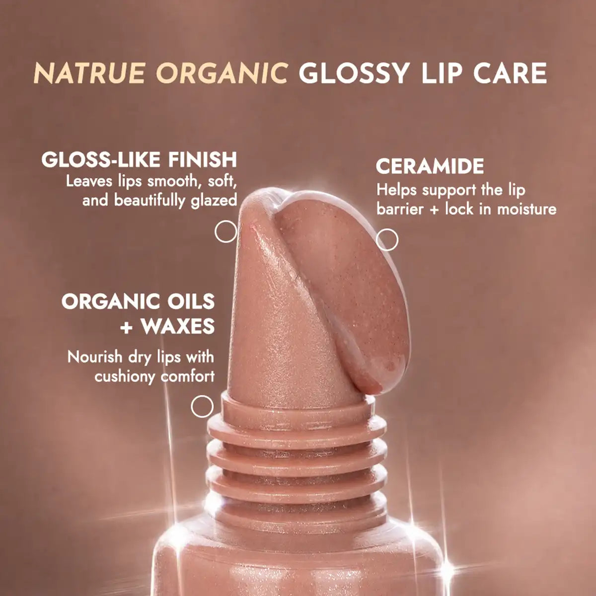 Nude toffee brown lip gloss benefits