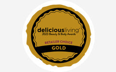 body beauty delicious living award 2023-gold medal