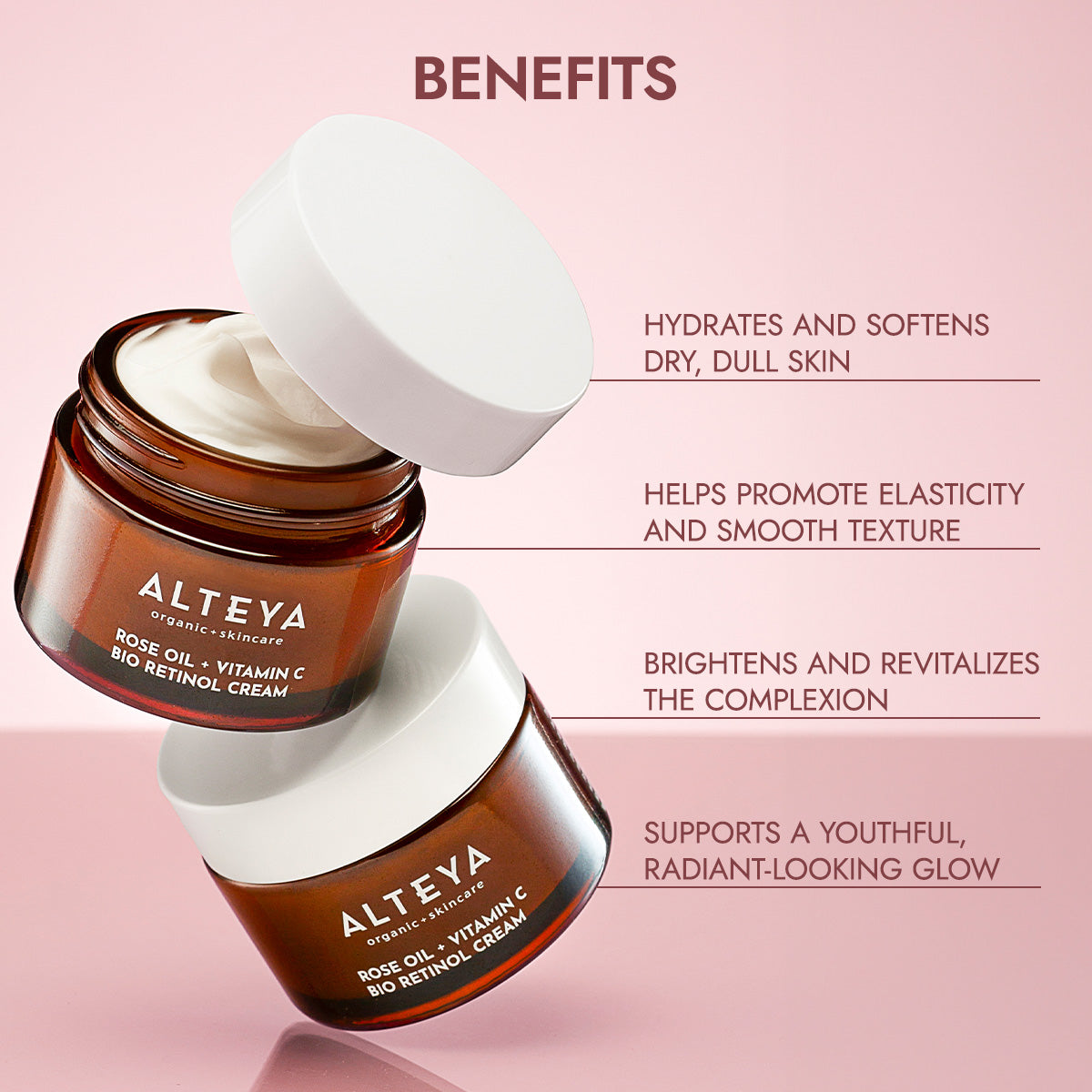 cream luminous rose  benefits