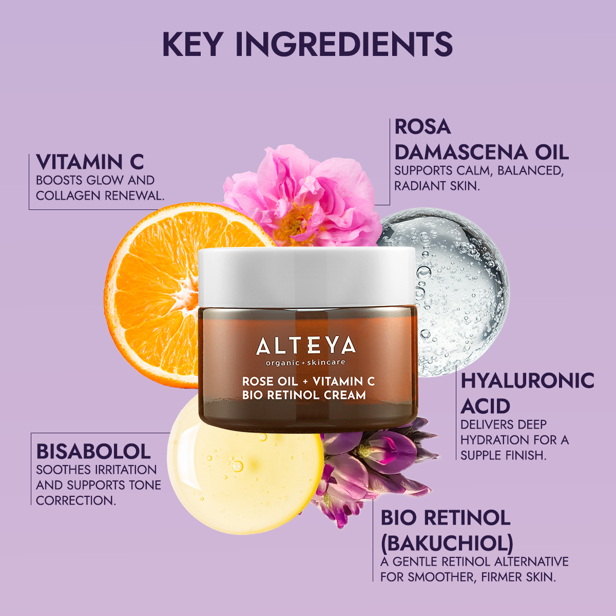 cream luminous rose  key ingredients