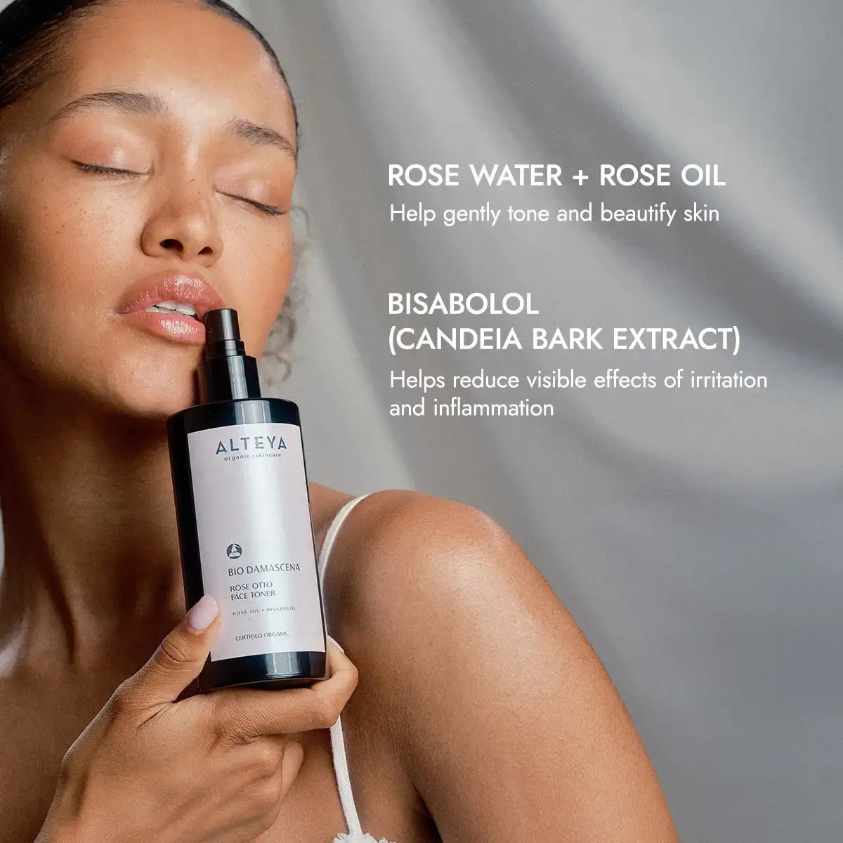 ingedients rose otto face toner bio damascena