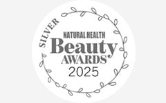 natural health beauty award-silver medal 2025