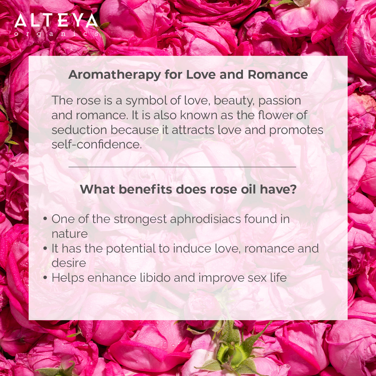Alteya Organics' Bulgarian Rose Essential Oil - Rose Otto - 100% Pure for love and romance.