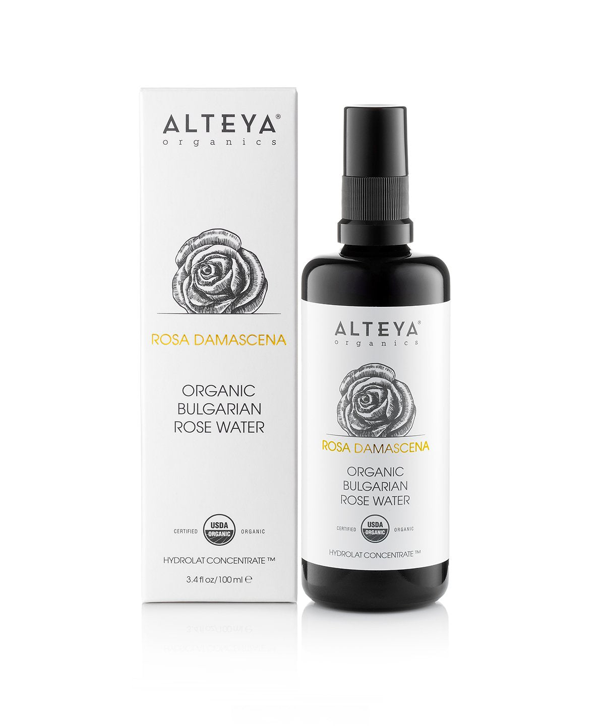 Alteya Organics' Organic Toner Mist 3.4 Fl Oz - Rose Water Violet Glass spray is a must-have for anyone looking to enhance their skincare routine. Made with purely organic ingredients, this rose water is the perfect addition to a natural and effective skincare regimen.